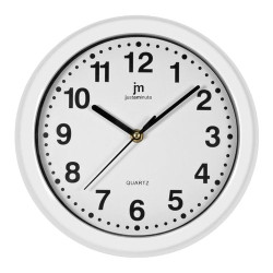 lowell justaminute 00710 quartz wall clock cerchio bianco