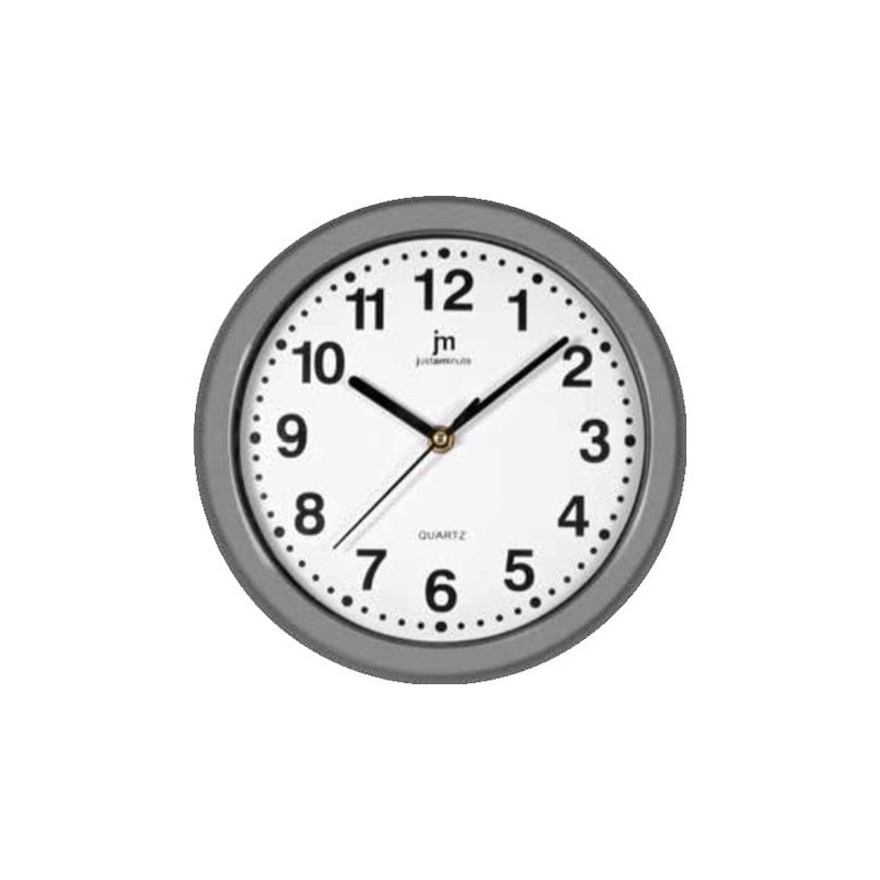 lowell justaminute 00710 quartz wall clock argento