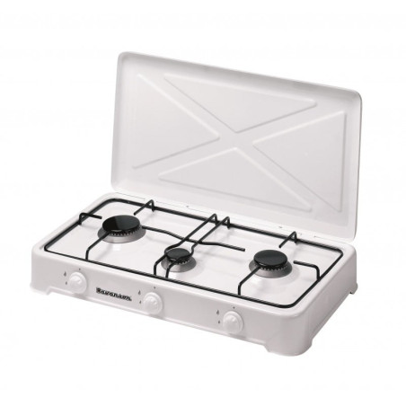 fornello ravanson k-03t a gas 3 fornelli 4000w bianco [k-03t]