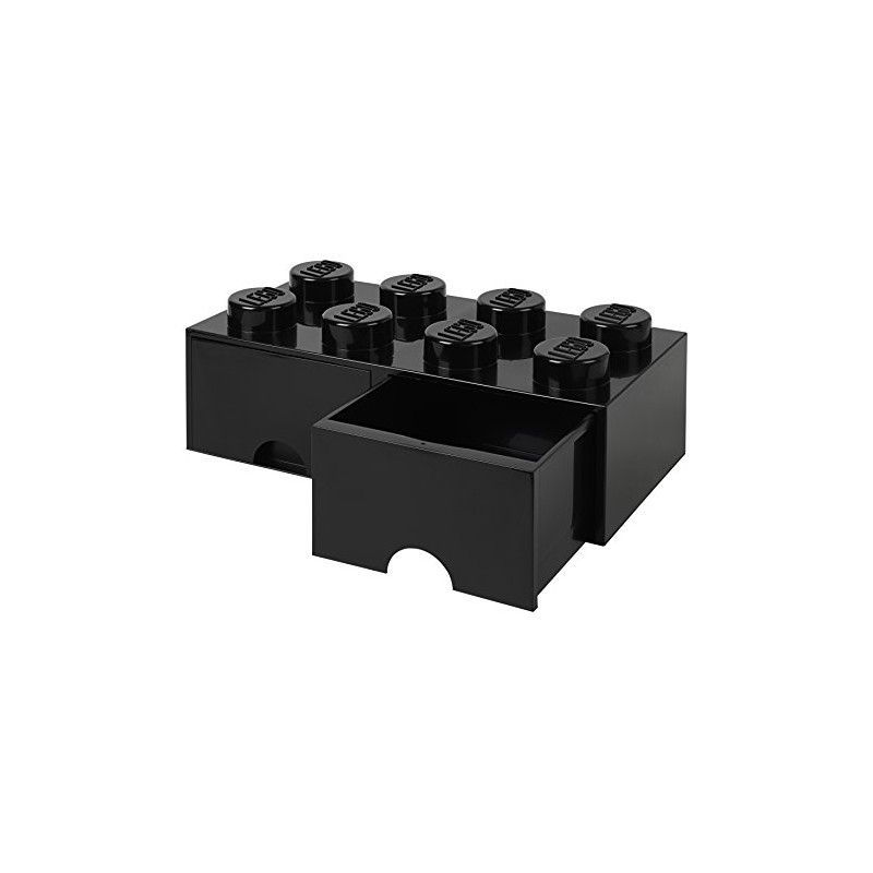 casseti portagiochi room copenhagen lego brick 8 nero [rc40061733]