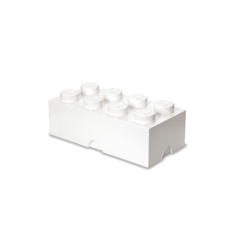contenitore room copenhagen mattone lego brick da 8 bianco [rc40041735]