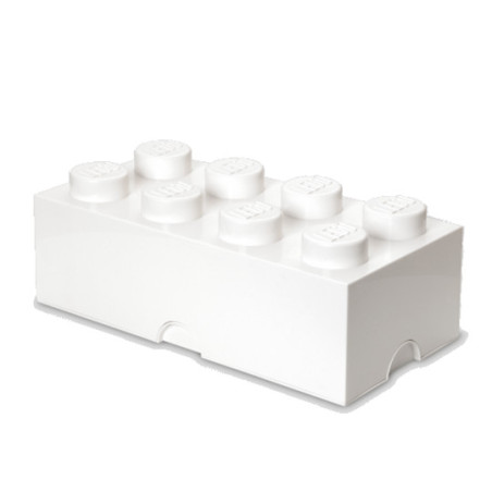 contenitore room copenhagen mattone lego brick da 8 bianco [rc40041735]