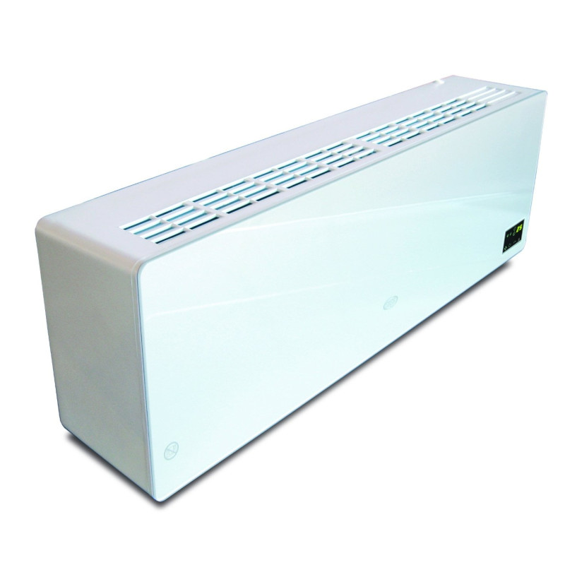 termoventilatore ceramico a parete argo chic silver