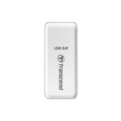 Card reader usb transcend usb 3.0 sdhc/xc microsdhc/xc uhs i bianco