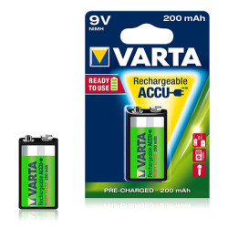 Pila ricaricabile varta 1 pz. e ready2use nimh 9v-block 200 mah