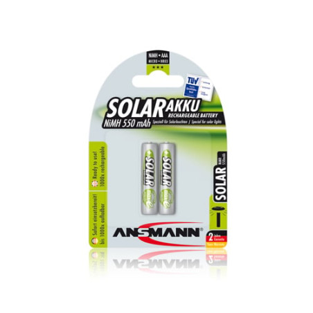 Pila ricaricabile ansmann 2 pz. maxe nimh aaa mini stilo 550 mah