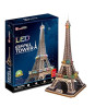 cubicfun - puzzle 3d torre eiffel 82pz [wzcubd0ug045738]