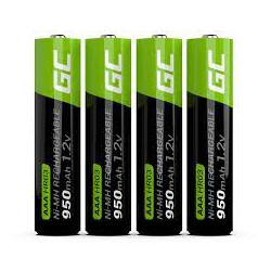 bateria green cell 4x aaa hr03 950mah [gr03]