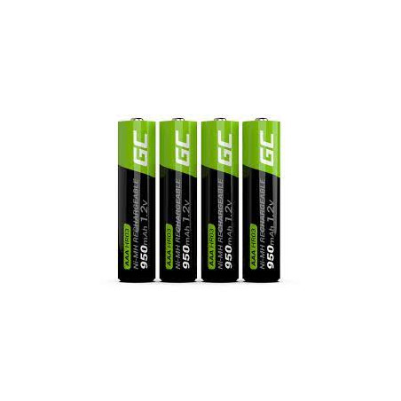 bateria green cell 4x aaa hr03 950mah [gr03]