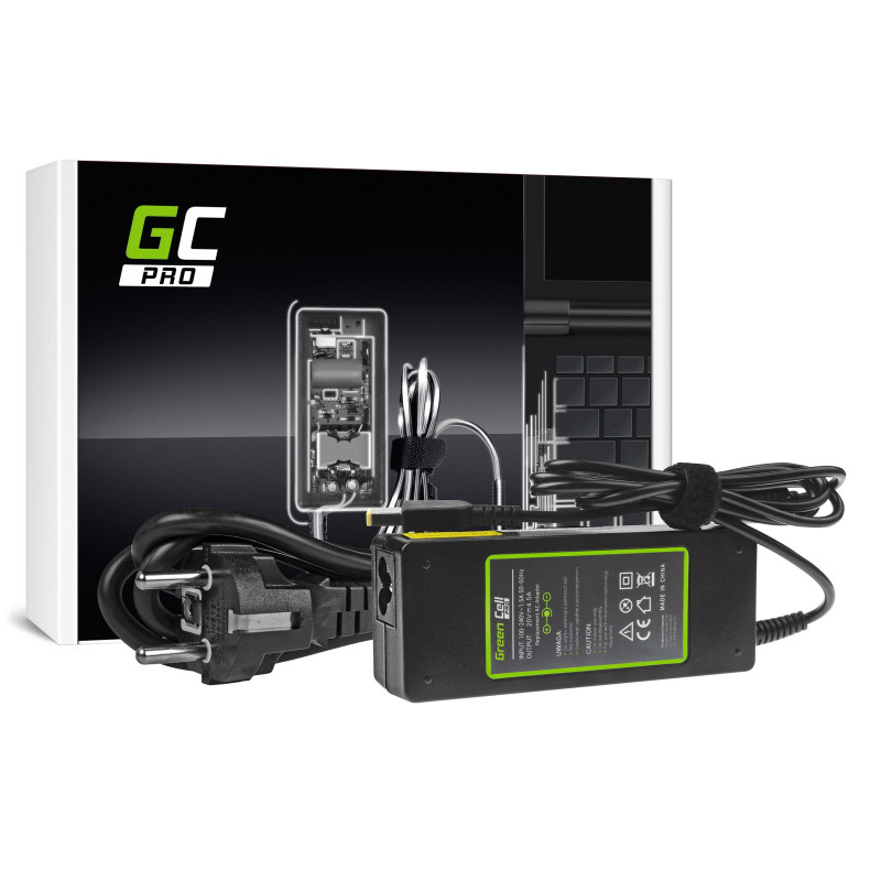 alimentatore per notebook green cell pro 20v 4.5a 90w per lenovo