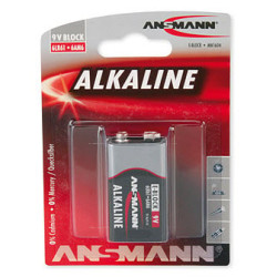 Pila ansmann 1 pz. alkaline 9v red-line [1515-0000]