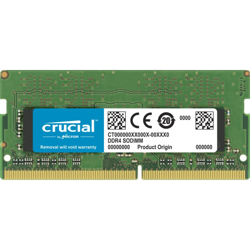 ram so-dimm ddr4 32gb crucial 3200 (1*32gb) cl22 [sbcrc4g32svrd10]