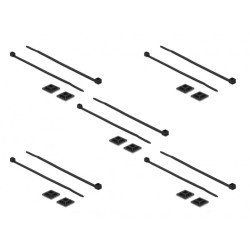 fascetta delock in nylon nero 10pz. [18680]