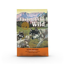 mangime secco taste of the wild puppy high prairie per cane 12.2kg
