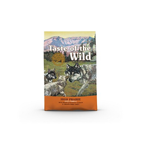 mangime secco taste of the wild puppy high prairie per cane 12.2kg