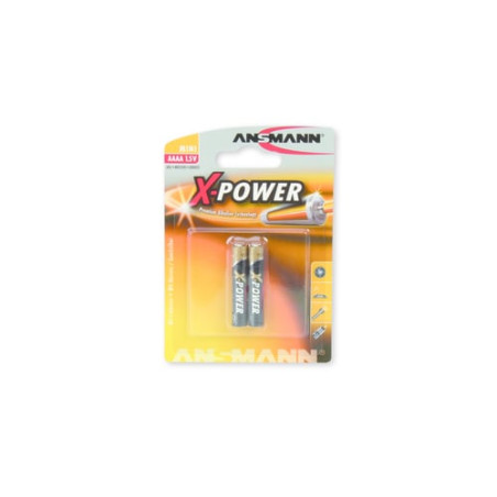 Pila ansmann 2 pz. alkaline aaaa x-power [1510-0005]