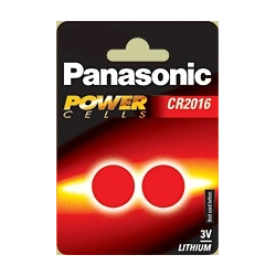 Pila panasonic 1x2 pz. cr 2016 [cr2016l/2bp]