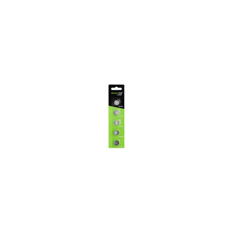 pile green cell cr1620 3v 70mah xcr03 argento