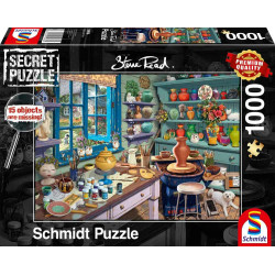 puzzle schmidt steve read studio d'artista 1000pz multicolore
