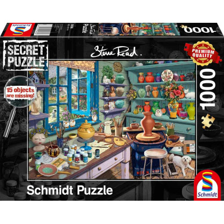 puzzle schmidt steve read studio d'artista 1000pz multicolore
