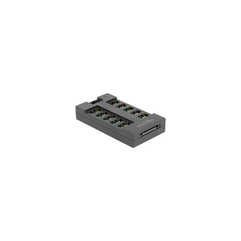 rgb hub delock per led argb 10 porte [64128]