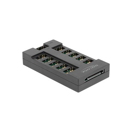 rgb hub delock per led argb 10 porte [64128]