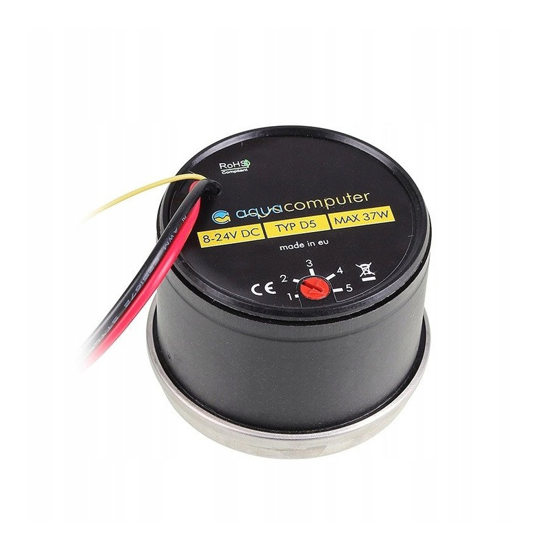 pompa aquacomputer d5 con segnale tachimetro nero [41091]