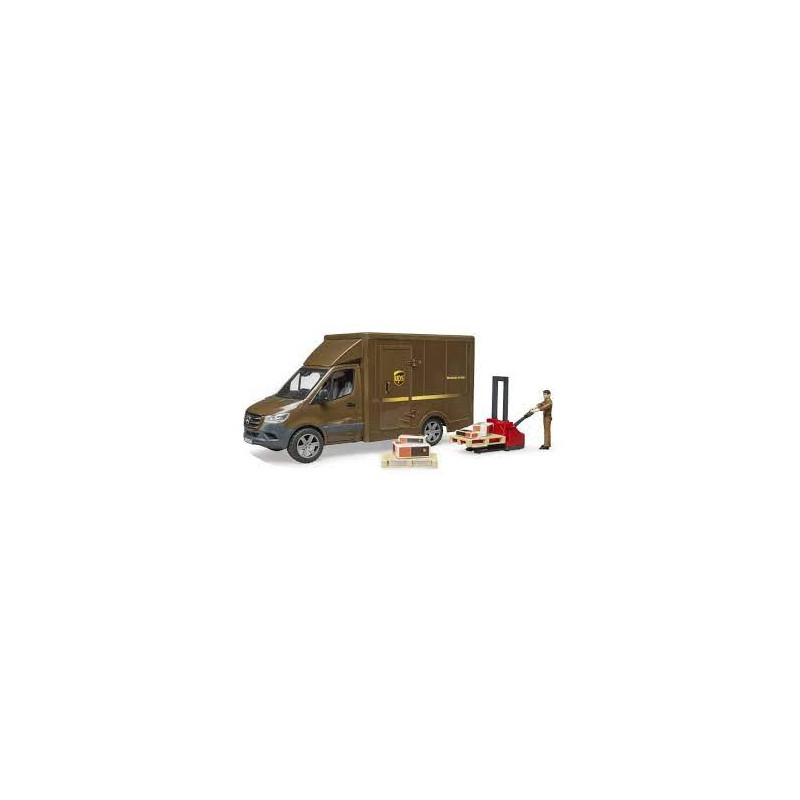 automodello bruder mb sprinter transfer con ups+driver+accessori