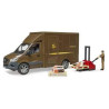 automodello bruder mb sprinter transfer con ups+driver+accessori