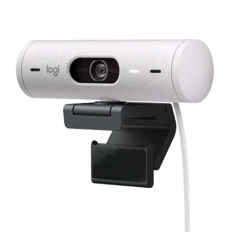webcam logitech brio 500 bianco [960-001428]