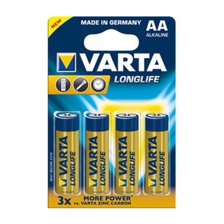 Pila varta 4 pz. longlife extra mignon aa lr 6 [04106101414]