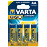 Pila varta 4 pz. longlife extra mignon aa lr 6 [04106101414]