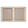 lavello franke antea da incasso 86x50 2v finitura avena [114.0568.046]