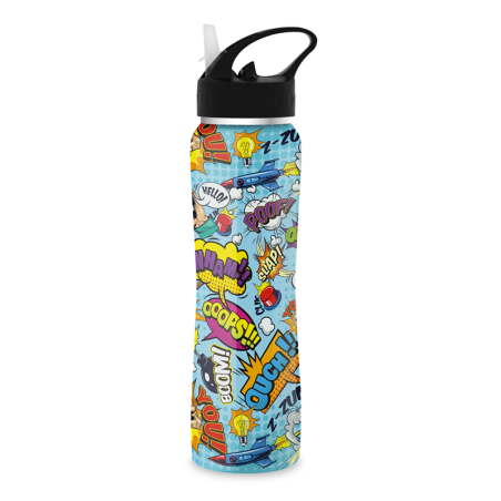 bottiglia the steel bottle most wanted comic 500ml acciaio inossidabile