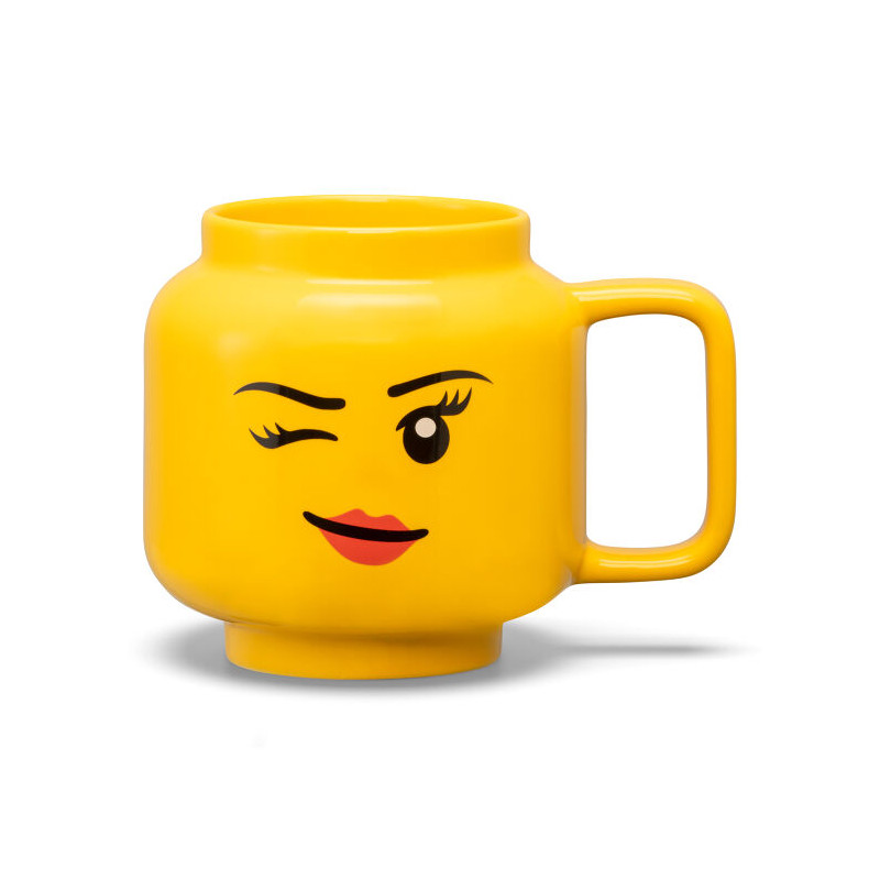 tazza room copenhagen lego testa ragazza ammiccante in ceramica 530ml