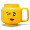tazza room copenhagen lego testa ragazza ammiccante in ceramica 530ml