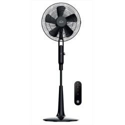 ventilatore a piantana dcg 40cm 45w 5pale 10velocitÃ  base oscillante