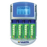 Caricabatteria per pile varta lcd 12v usb con 4 pile 2500 mah mignon