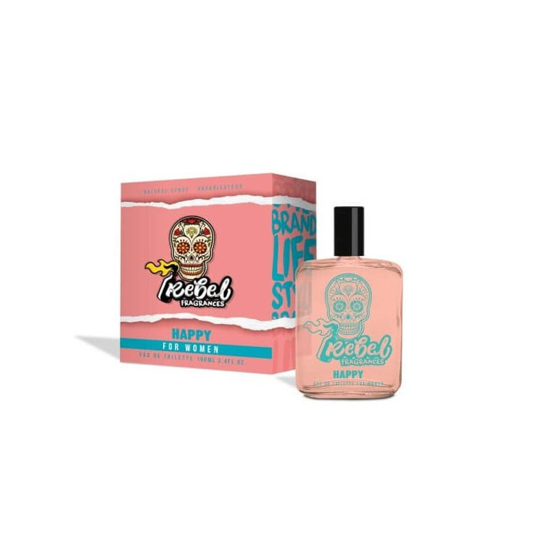 eau de toilette rebel happy donna 100ml [200946]