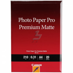 Carta fotografica canon 20 fogli a4 210gr pm-101 pro premium