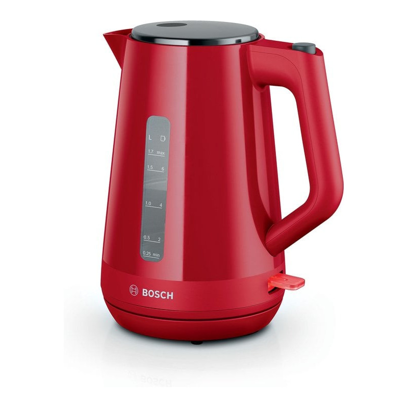 bollitore elettrico bosch twk1m124 1.7l 2400w rosso [hkboscztwk1m124]