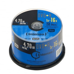 Confezione dvd+r intenso 4,7gb 16x speed, cakebox 50pcs [4111155]