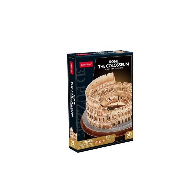 puzzle 3d cubic fun colosseo a roma multicolore 163pz [wzcubd0uh002798]