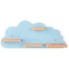 mensola tonies on the dream cloud in legno 520x220x16mm azzurro [10001209]