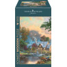 puzzle schmidt spiele thomas kinkade studios: il vecchio mulino ad
