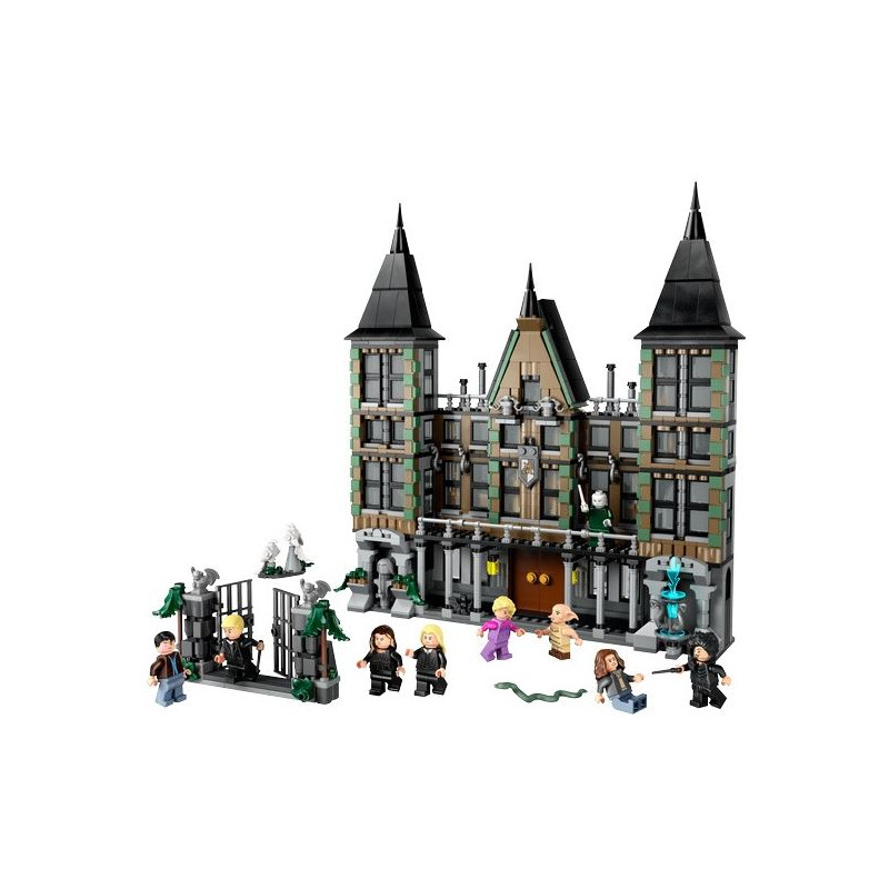 lego harry potter-villa malfoy 10+ 10figurine multicolore 1601pz