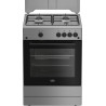 cucina a gas beko fbg62010dx libera installazione 60cm 4 fuochi 10400w