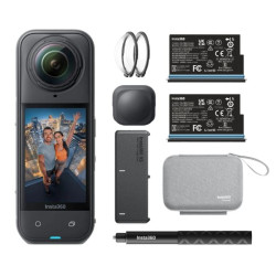 videocamera action cam insta360 x5 72mp nero