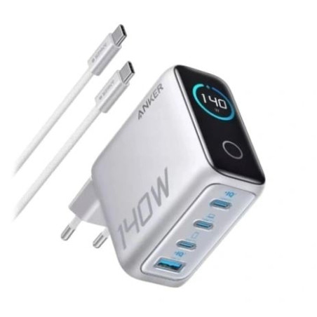 alimentatore da rete anker b2697g41 140w usb-c con cavo grigio