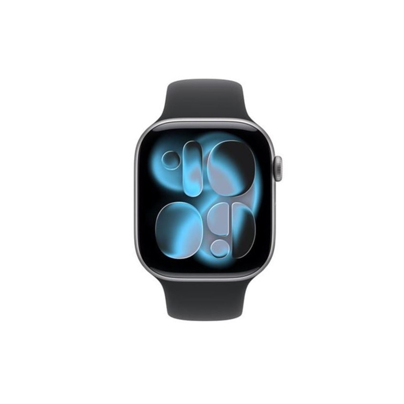 smartwach apple watch serie 11 46mm grigio siderale/nero [mev44qla]